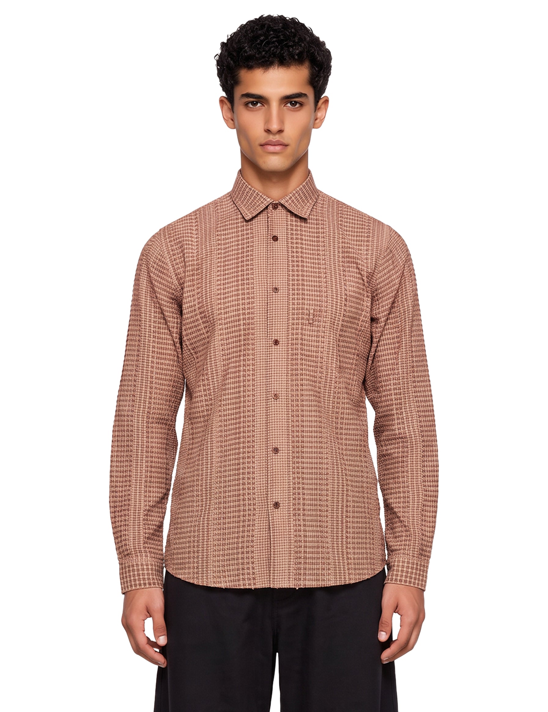 Camicia Curtis in rosa 