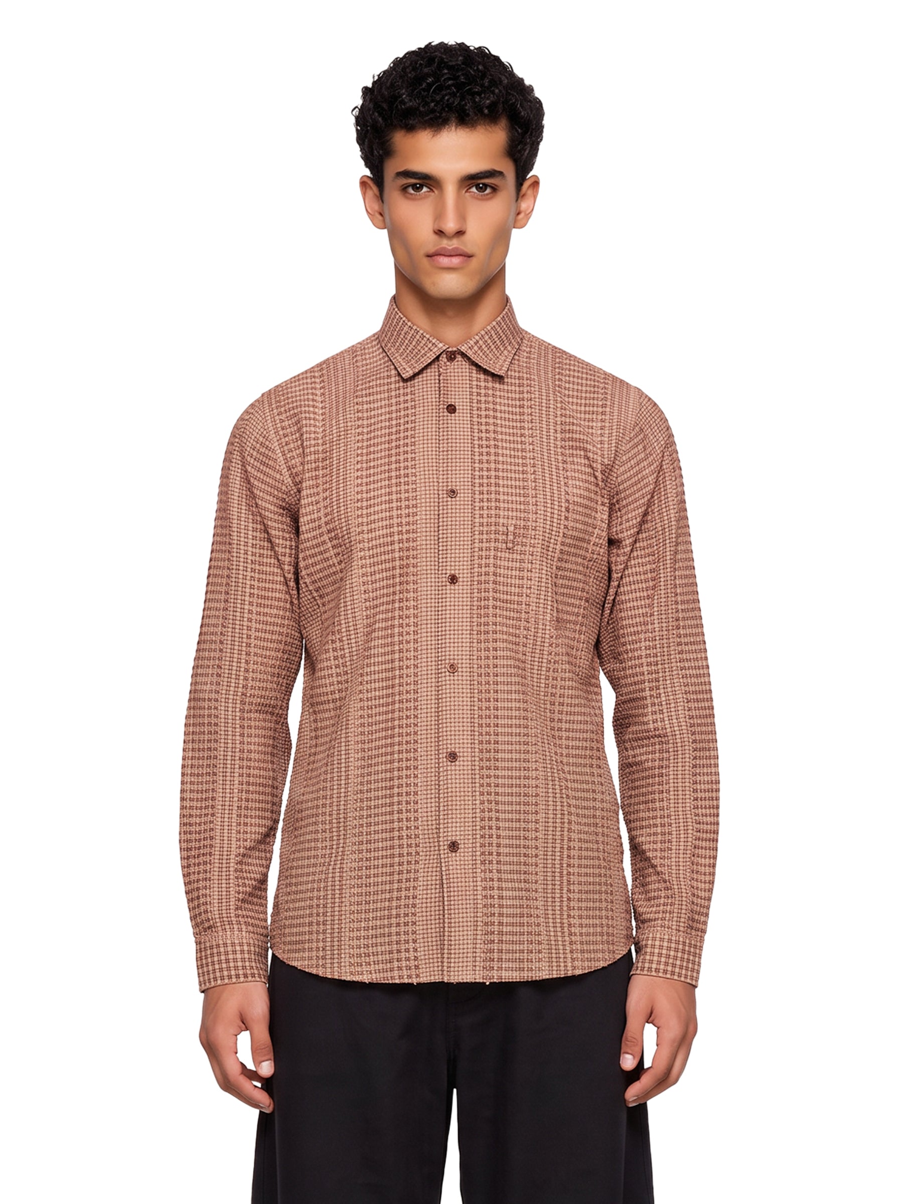 Camicia Curtis in rosa 