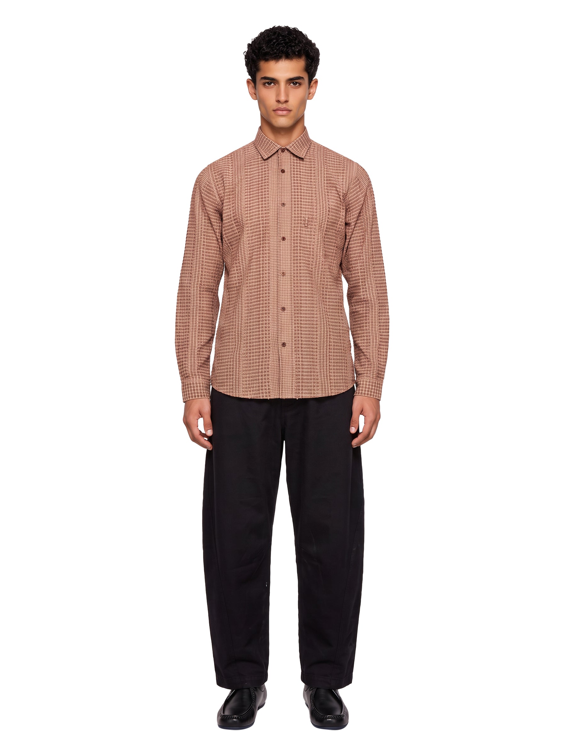 Camicia Curtis in rosa 
