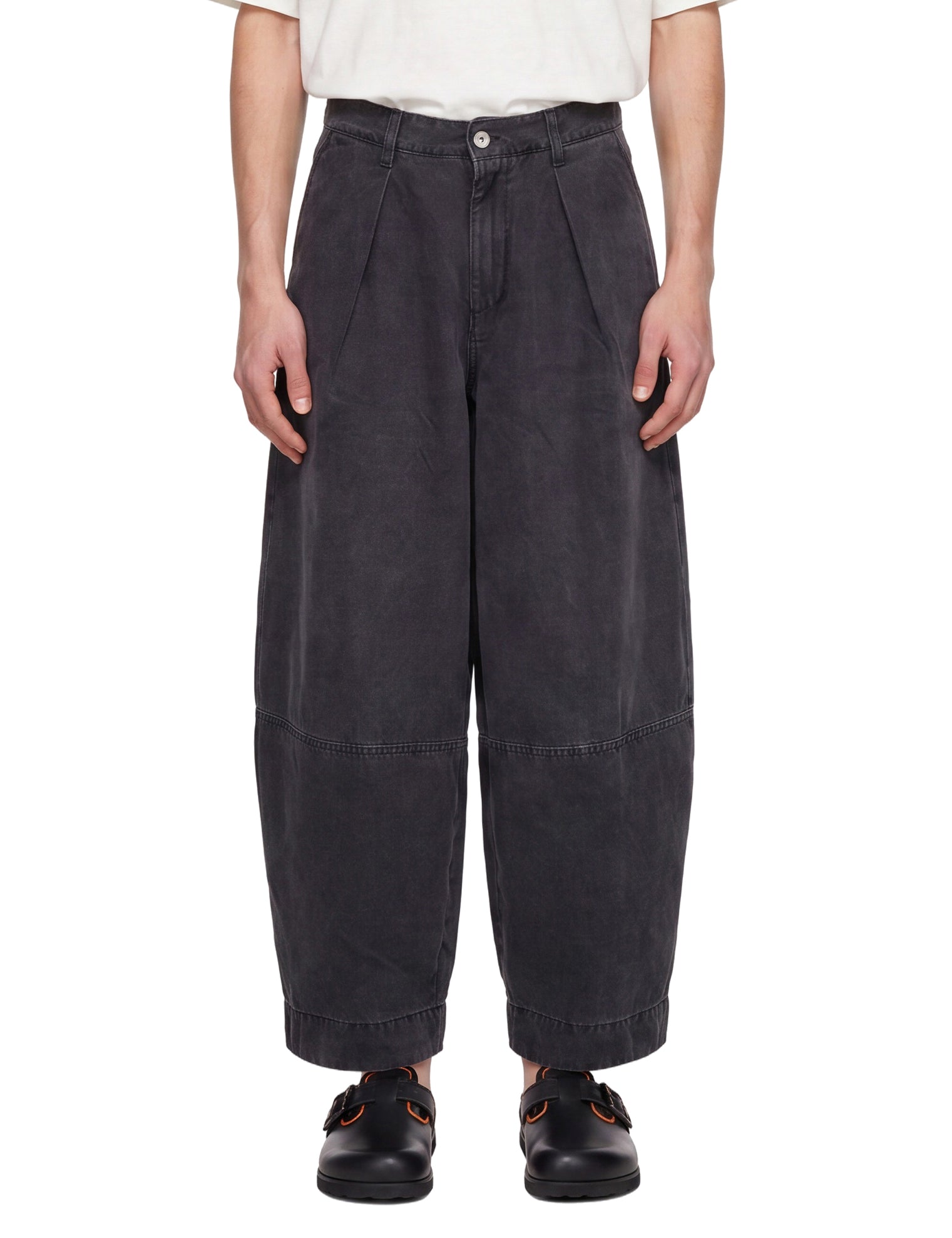 Pantaloni deadbeat in nero 