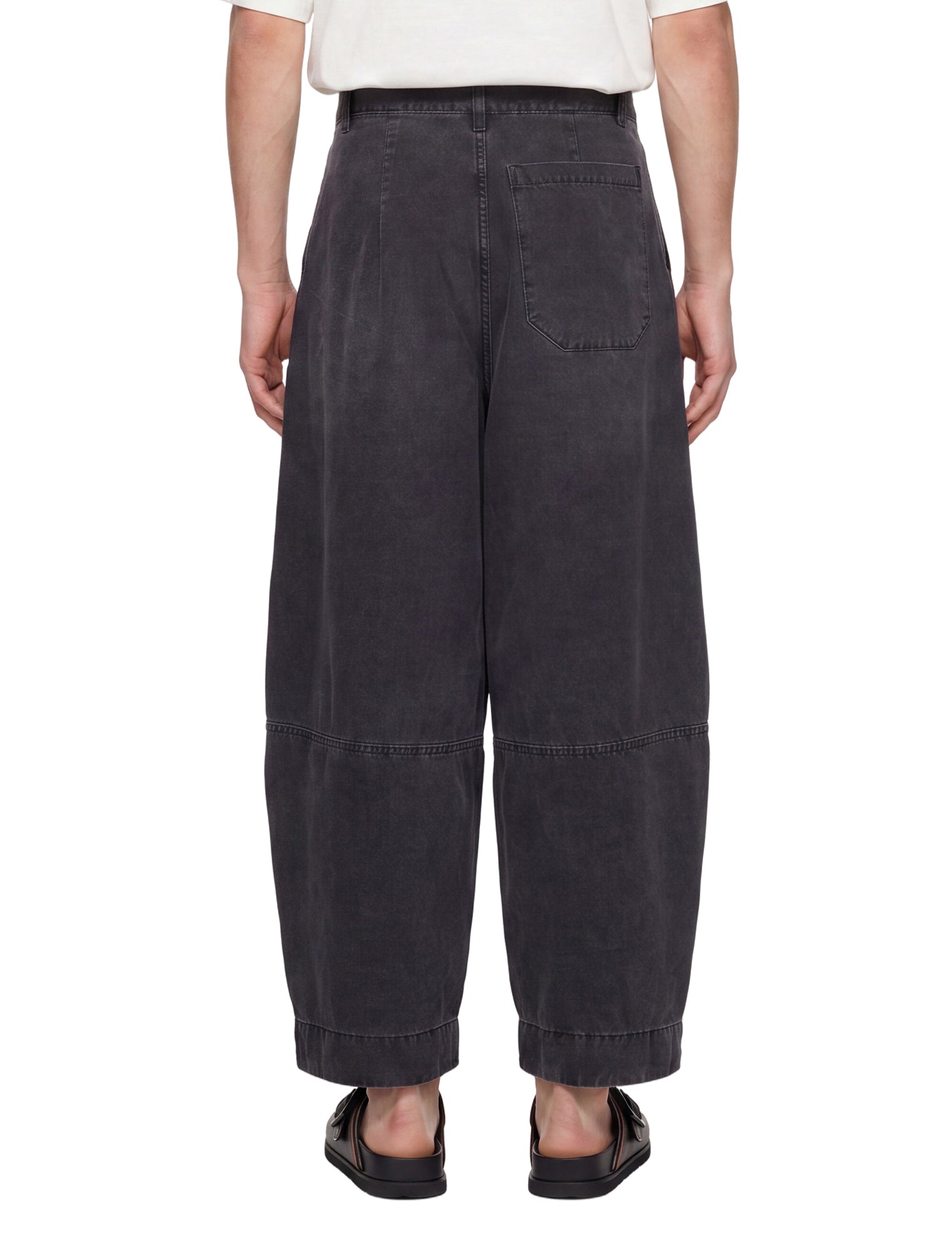 Pantaloni deadbeat in nero 