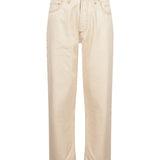 Jeans Bez a gamba dritta in beige 