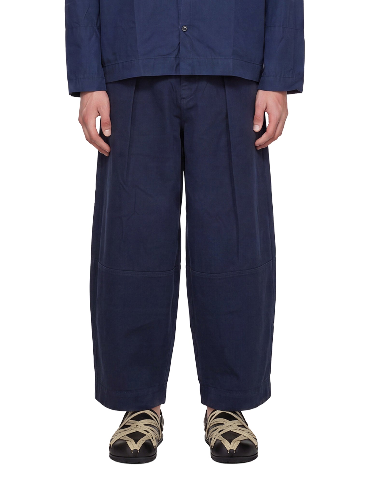 Pantaloni deadbeat in blu 