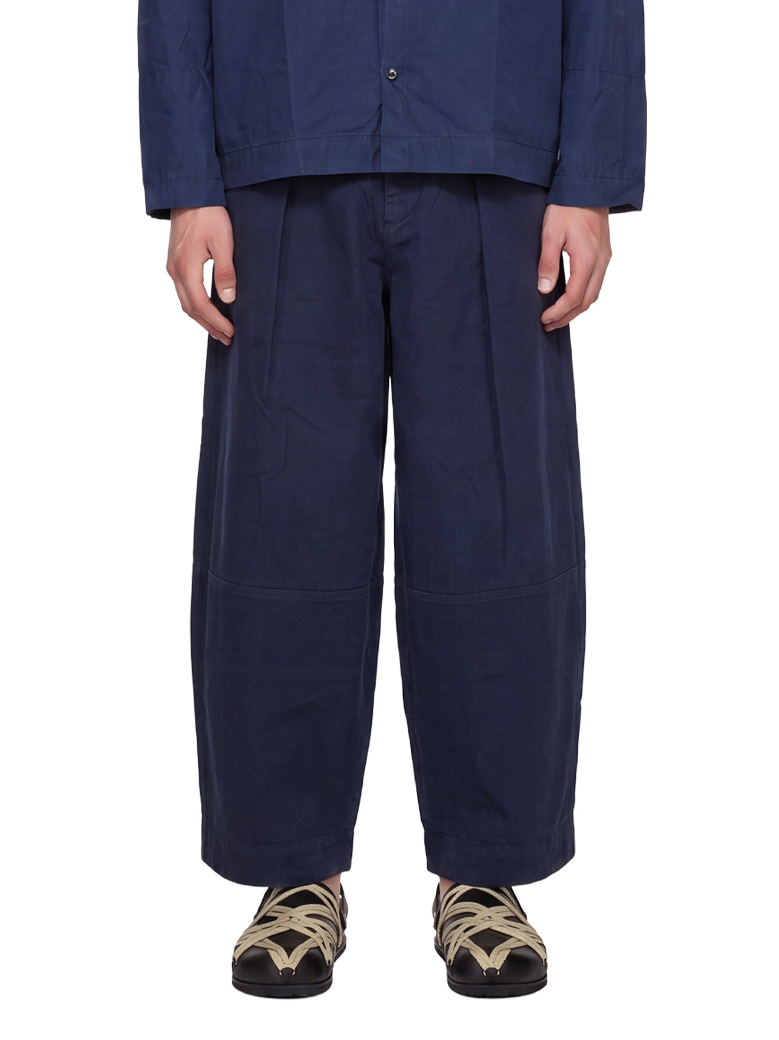 Pantaloni deadbeat in blu 