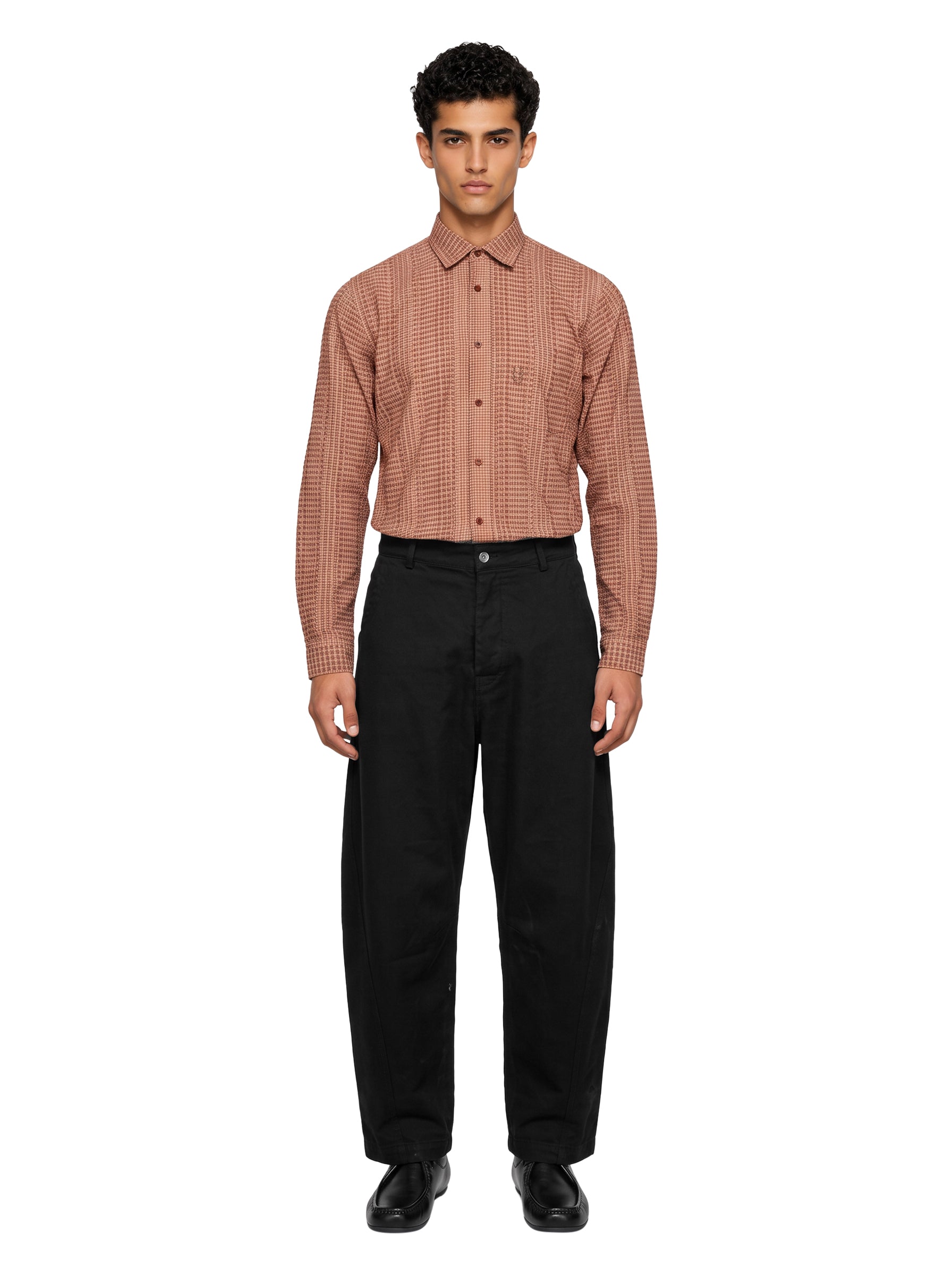 Pantalone Twisted Seam in nero 