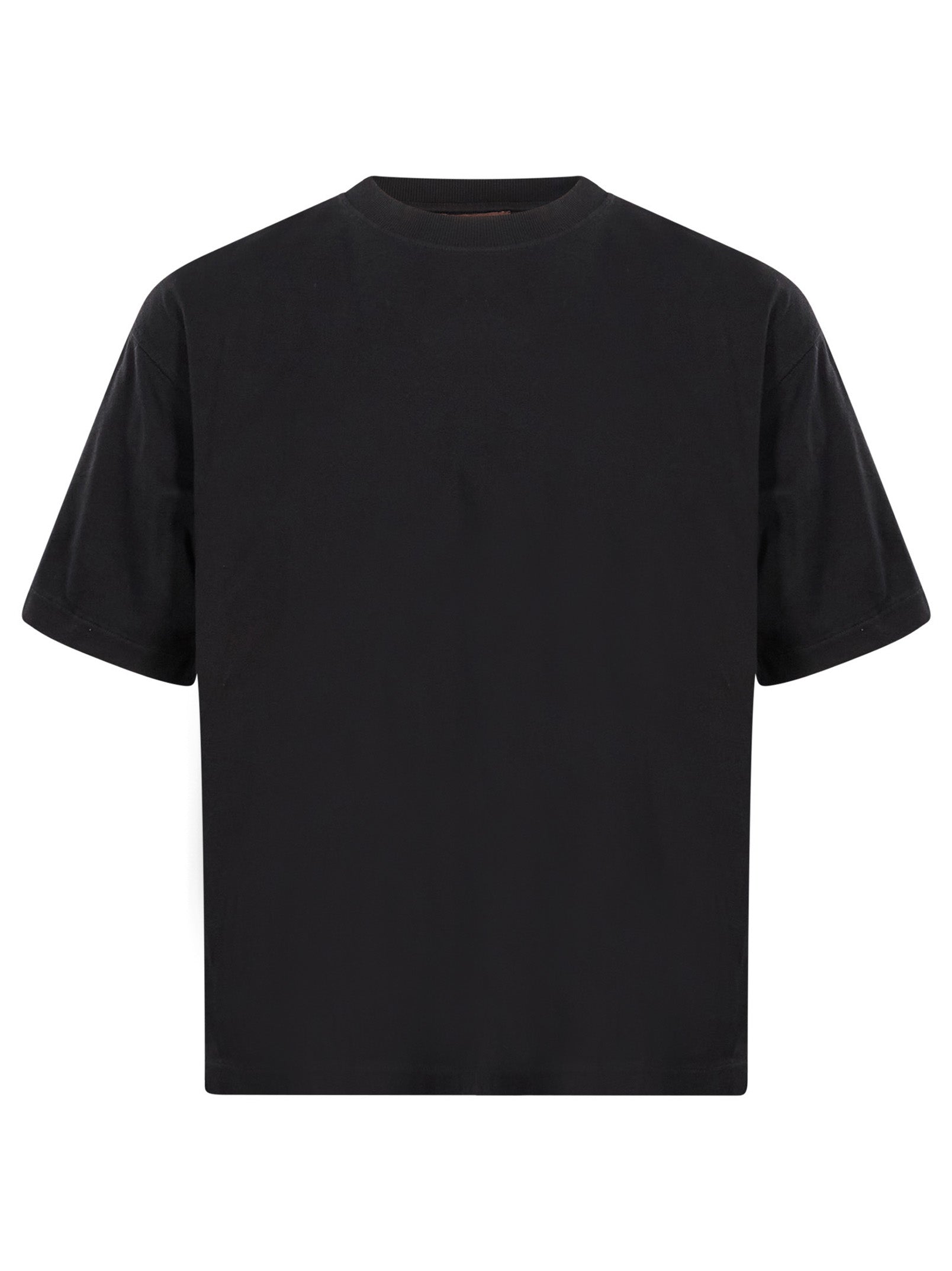 T-shirt oversize triple in nero 