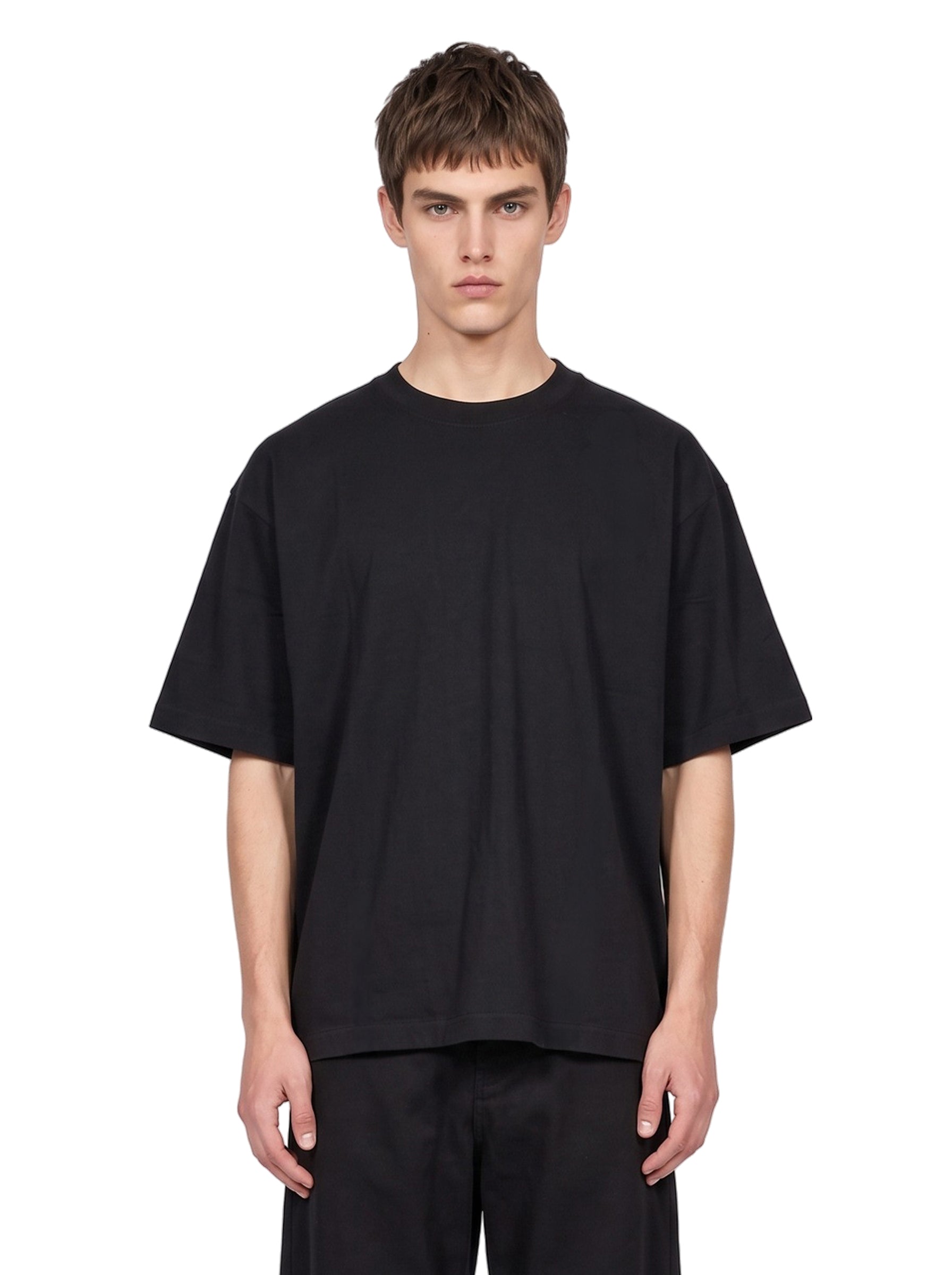 T-shirt oversize in nero 