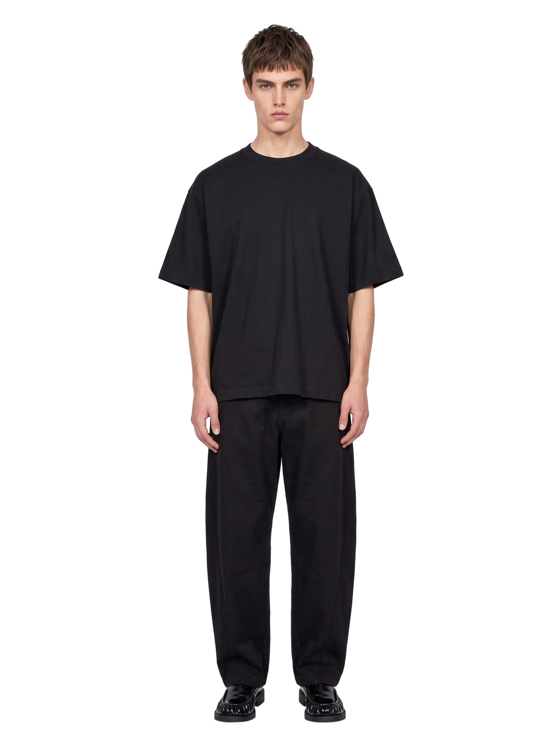T-shirt oversize in nero 