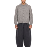 Cardigan con bottoni in grigio 