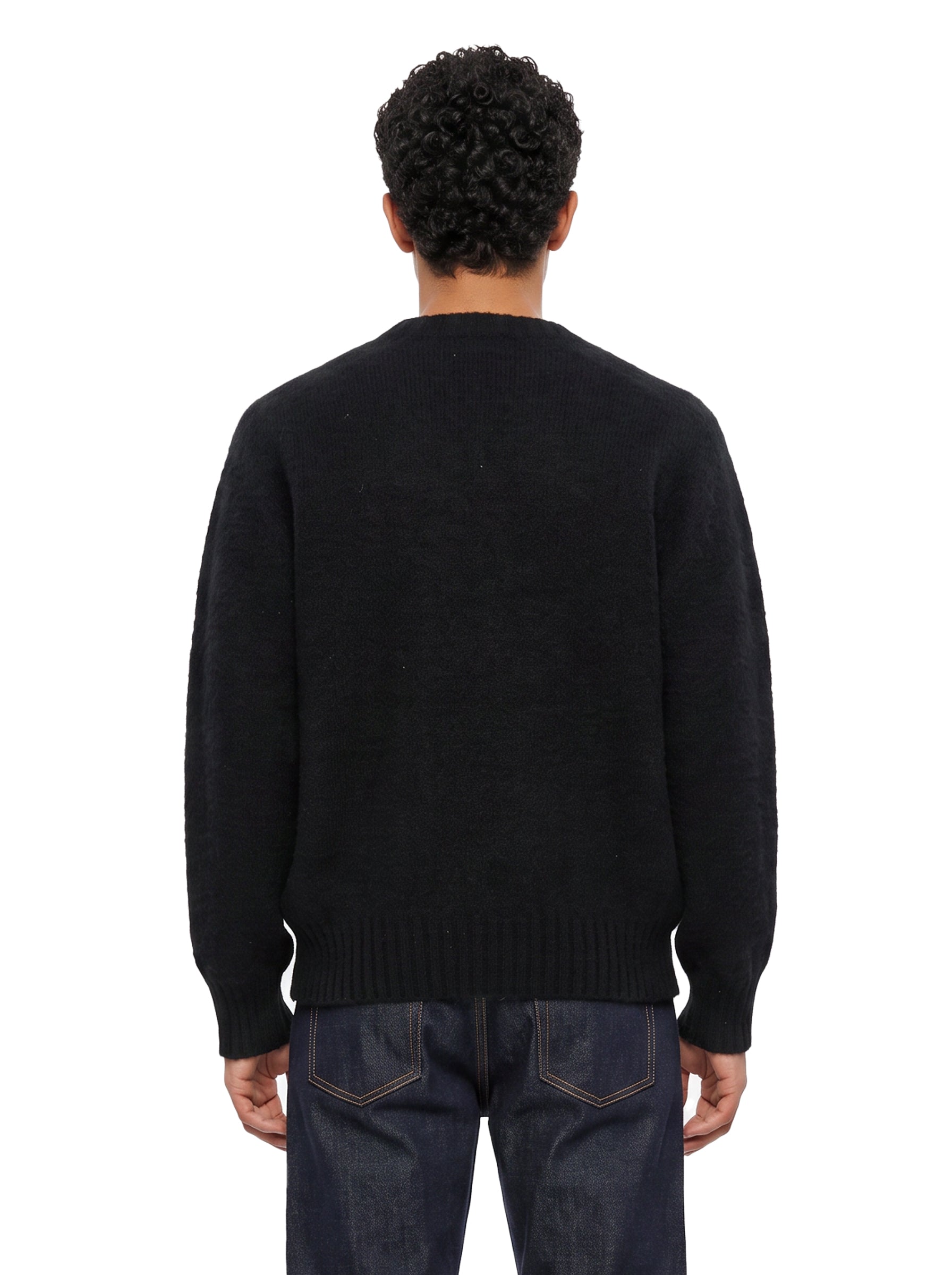 Maglia girocollo in nero 