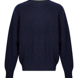 Maglia girocollo in blu 