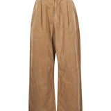Pantaloni dropout in beige 