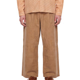 Pantaloni dropout in beige 
