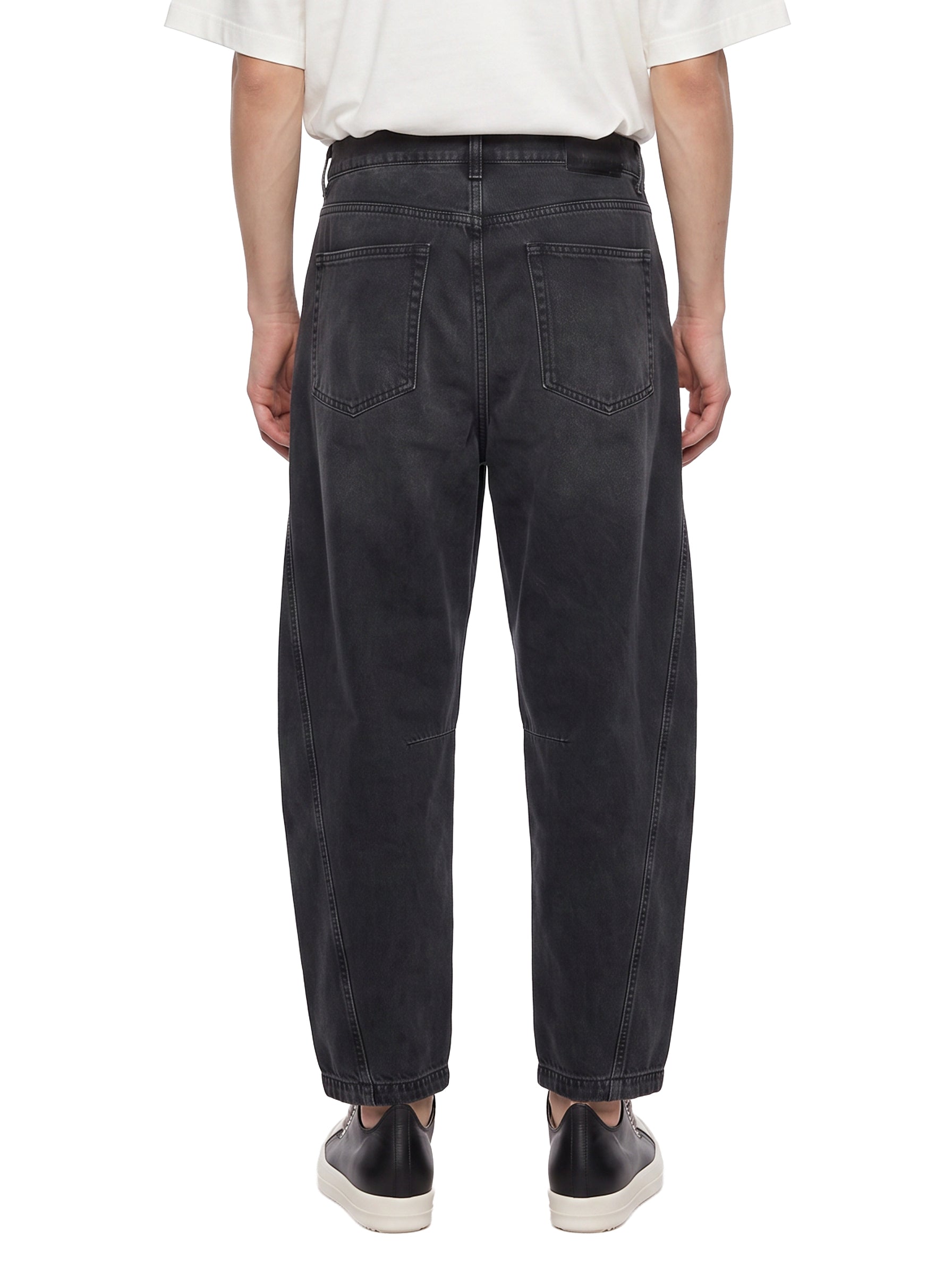 Pantaloni Twisted in grigio scuro 