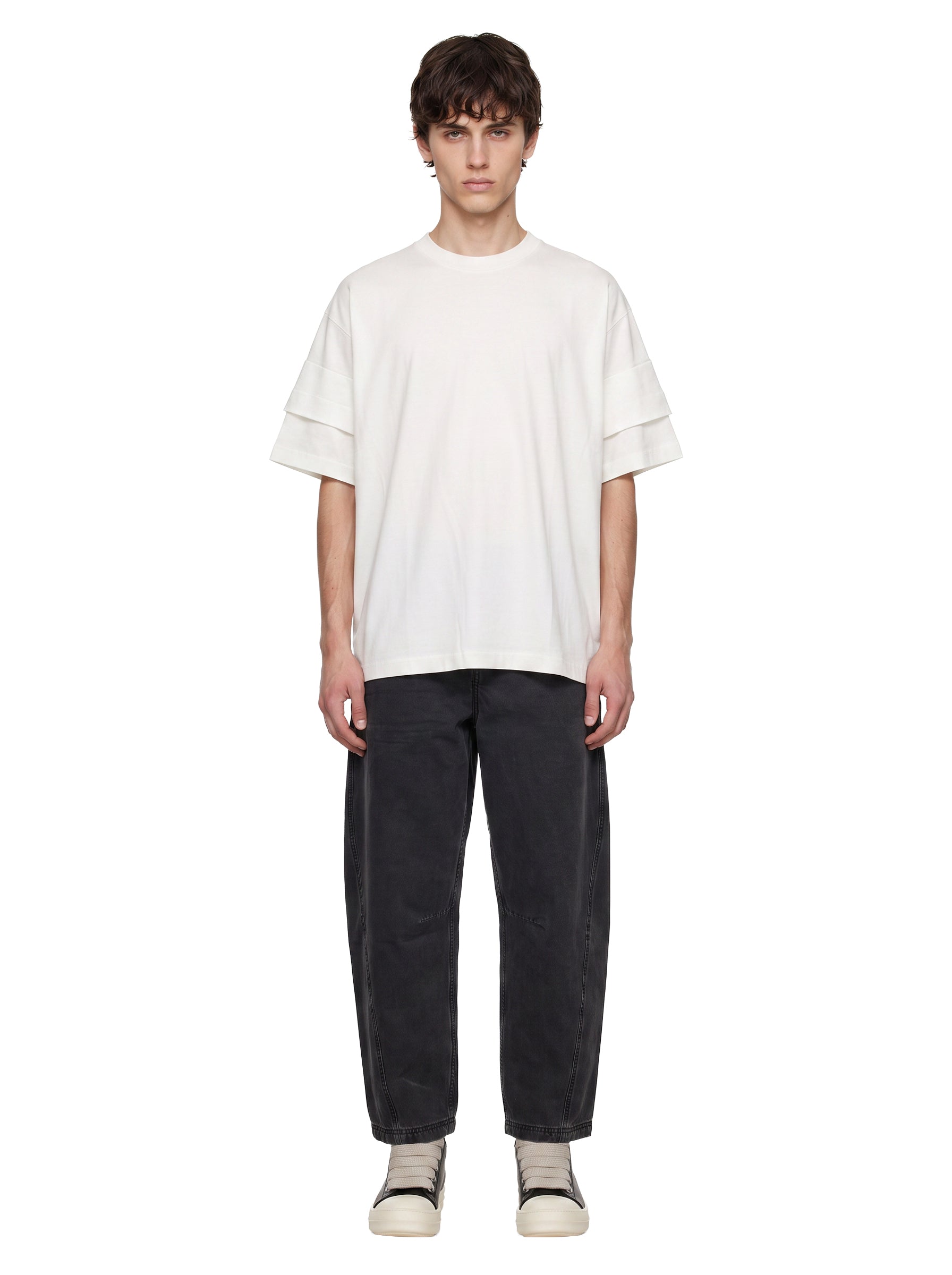 Pantaloni Twisted in grigio scuro 