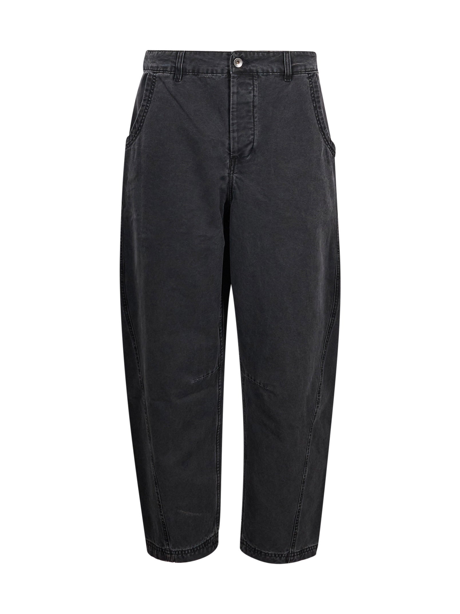 Pantaloni Twisted in grigio scuro 