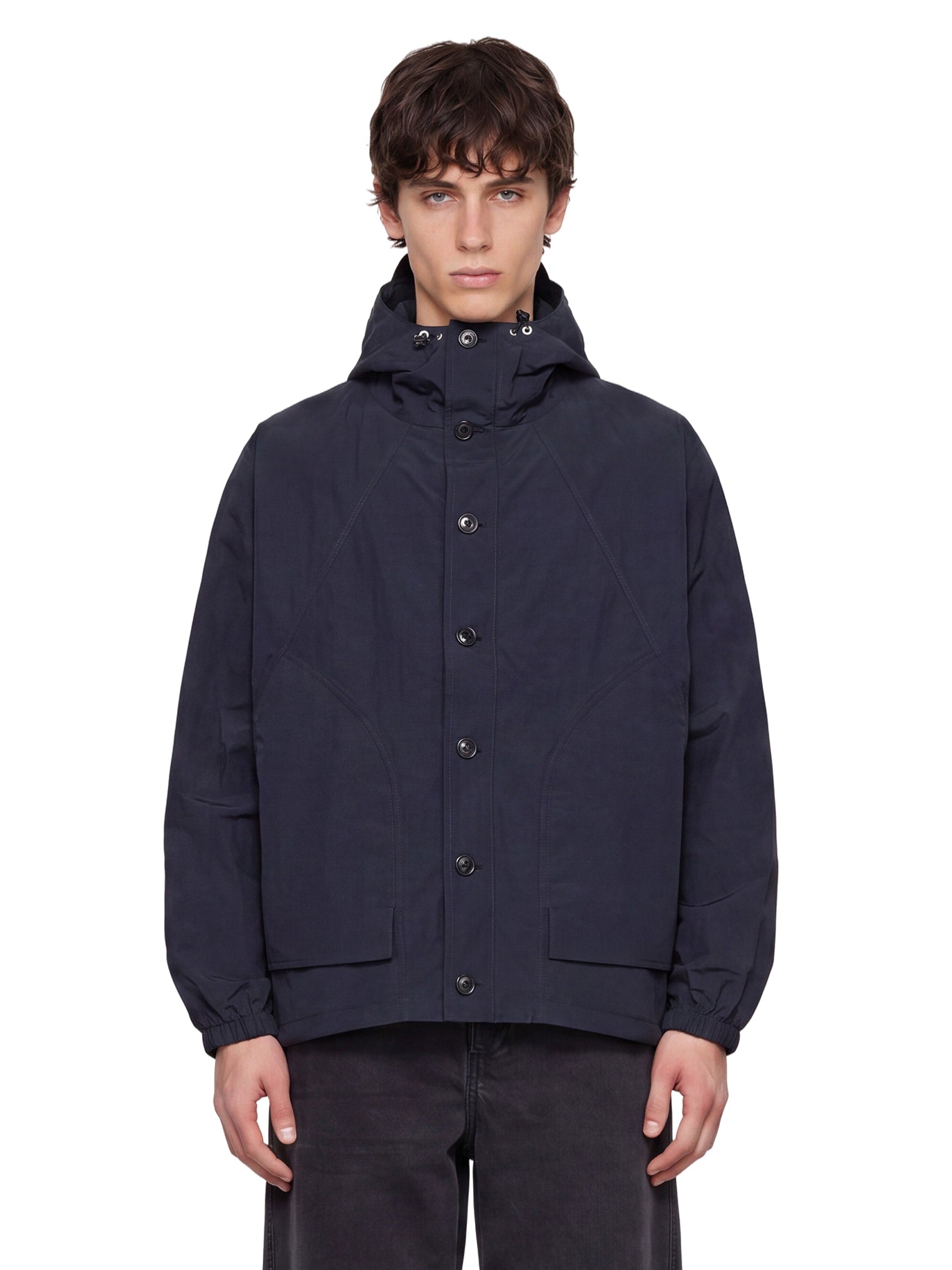 Giacca bonehead con cappuccio in blu 