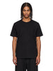 T-shirt girocollo in nero
