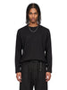 T-shirt girocollo in nero