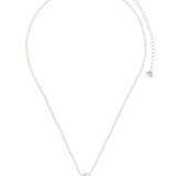 Collana con ciondolo orsachiotto in beige e rosa 