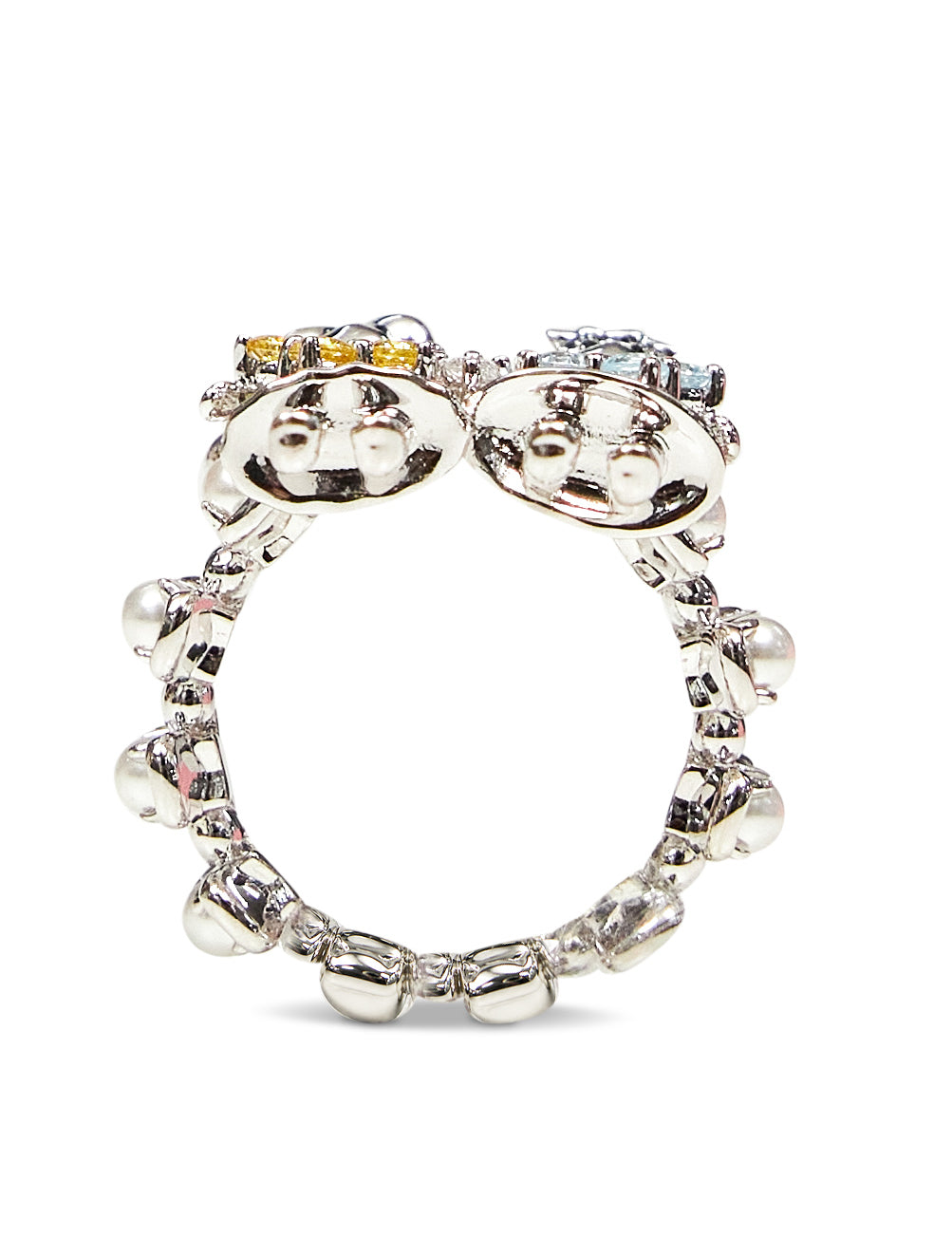 Anello Mini Twins Girl color argento 