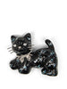 Fermaglio per capelli Cat in nero