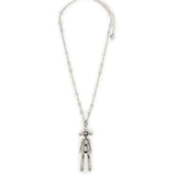 Collana con ciondolo Small Girl color argento 