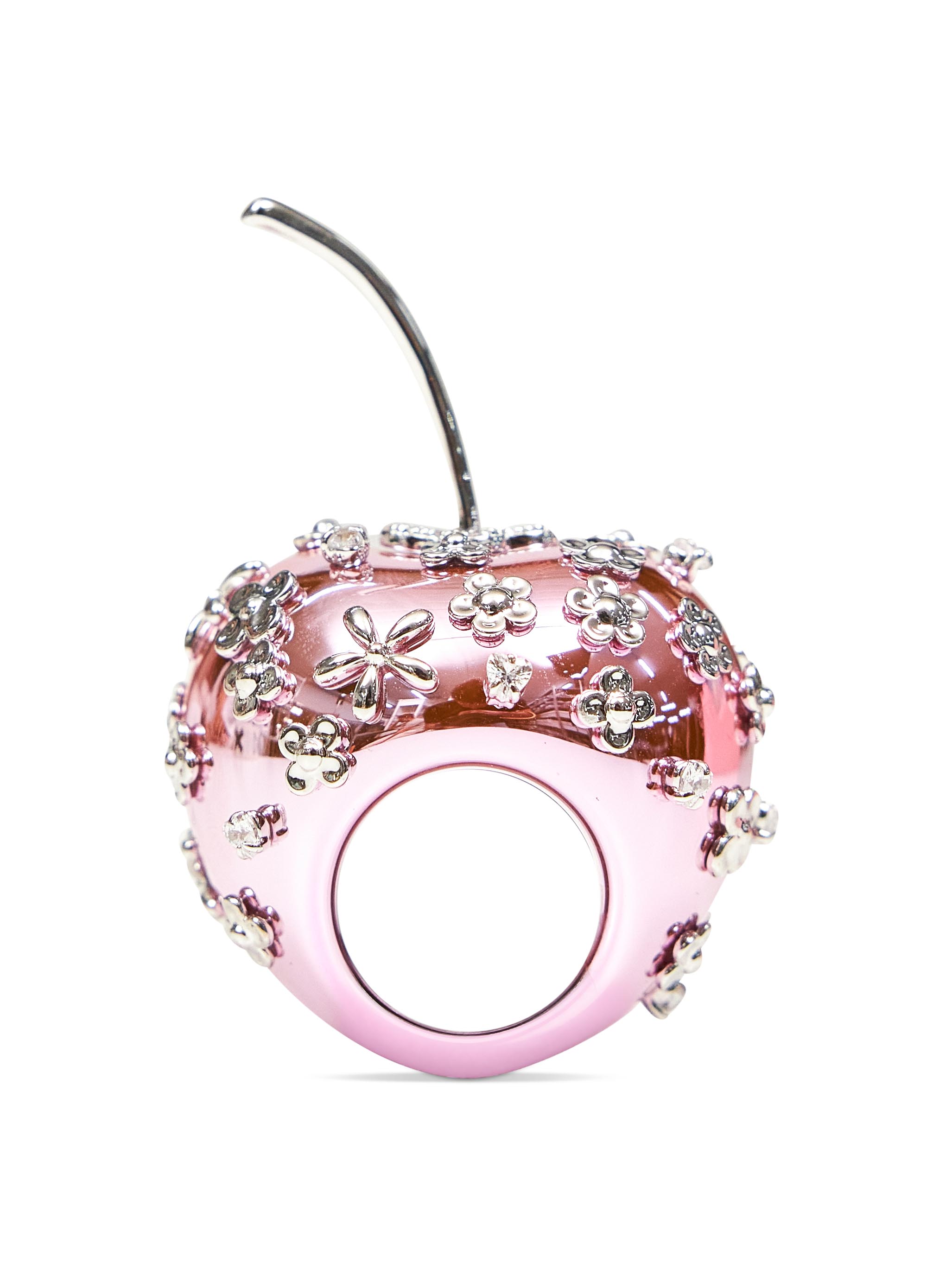 Anello a forma di mela in rosa 