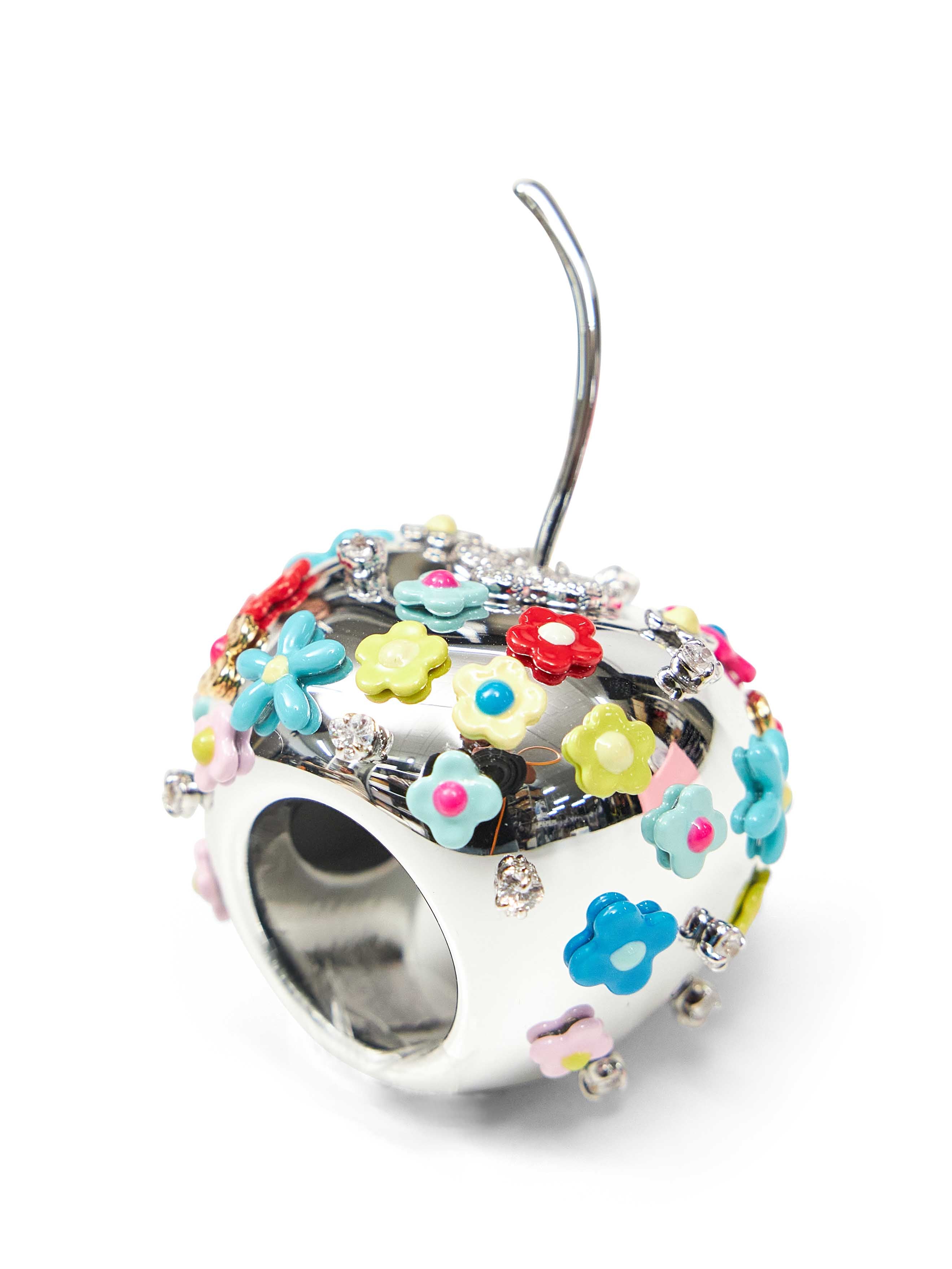 Anello a forma di mela multicolor 
