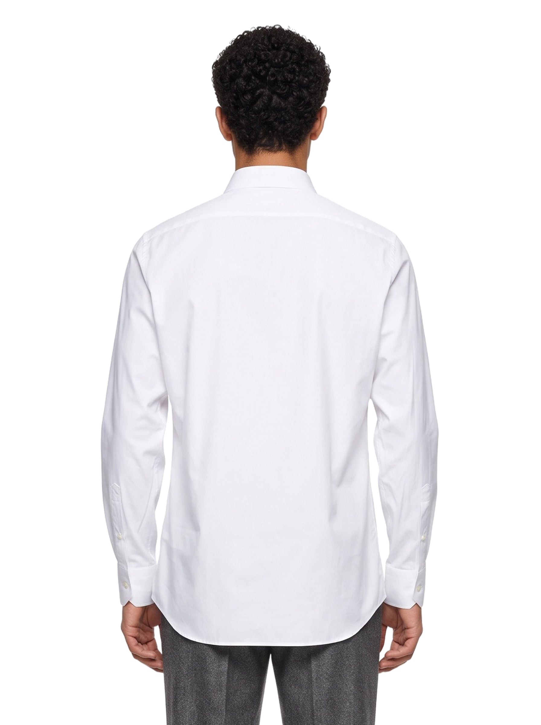 Camicia classica in bianco 