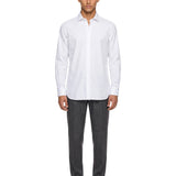 Camicia classica in bianco 