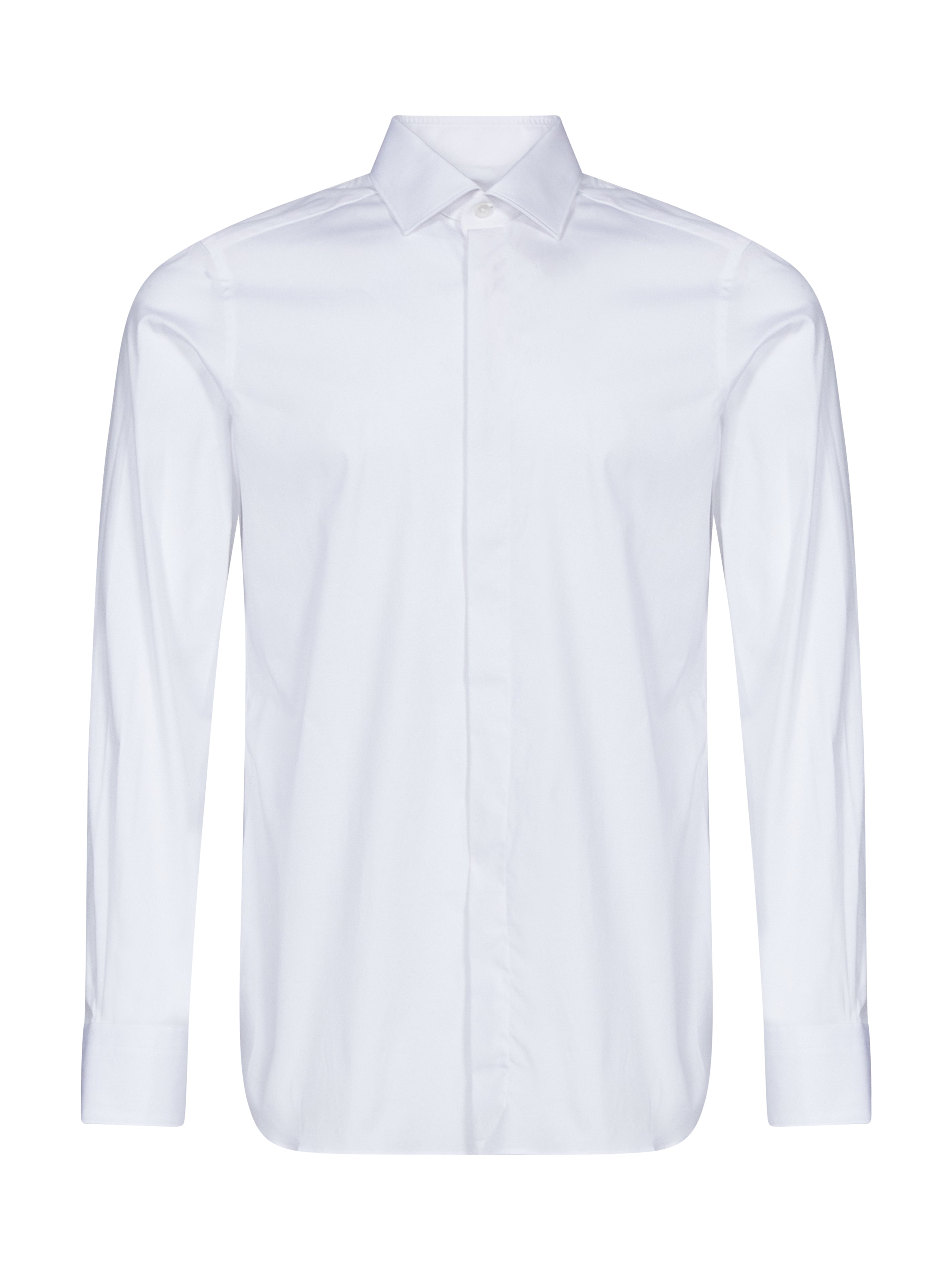 Camicia classica in bianco 