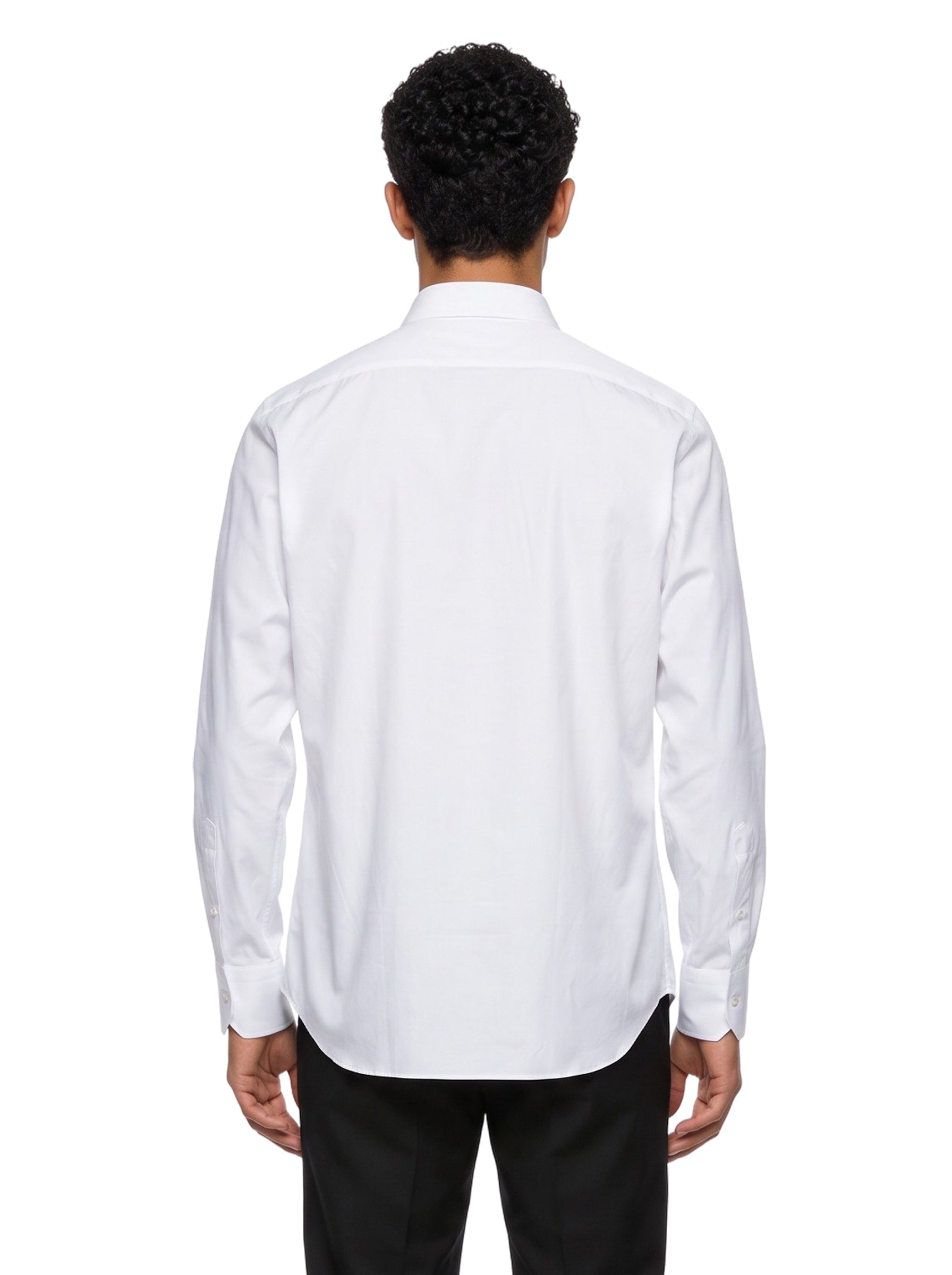 Camicia classica in bianco 