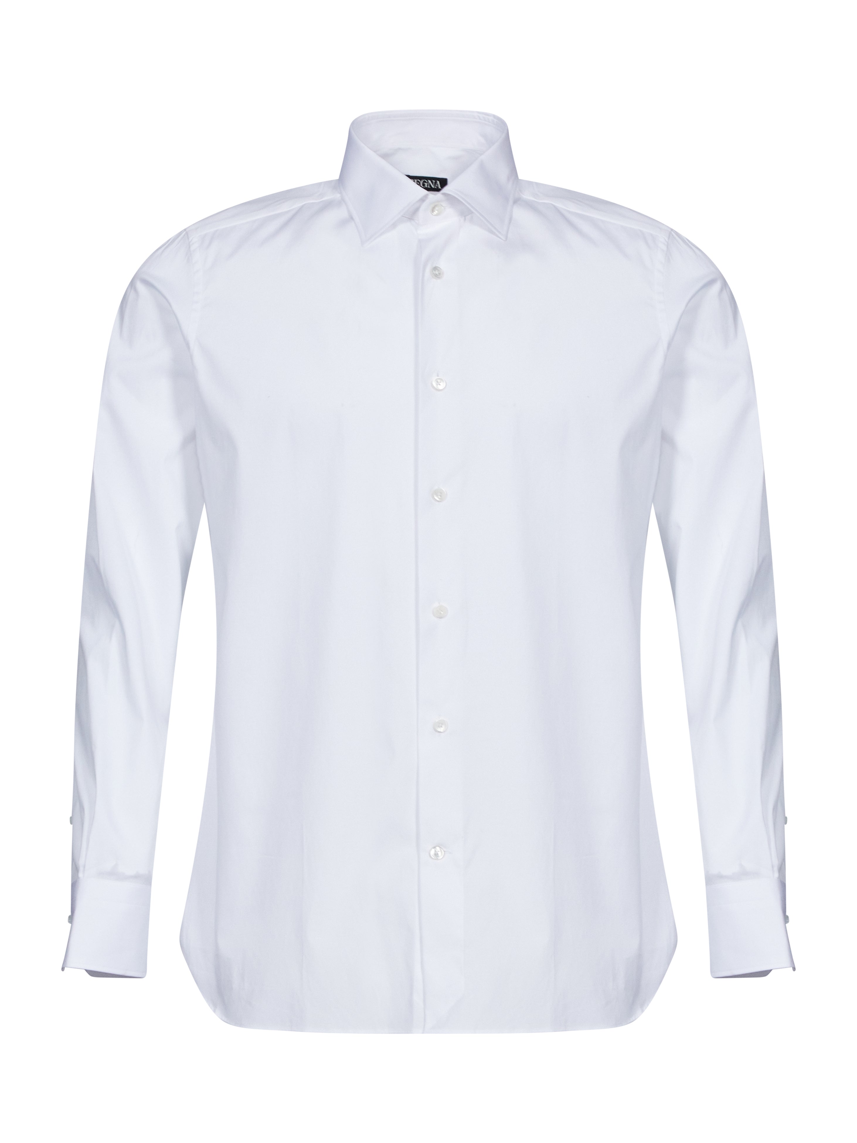 Camicia classica in bianco 
