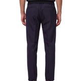 Pantaloni con pieghe in blu 