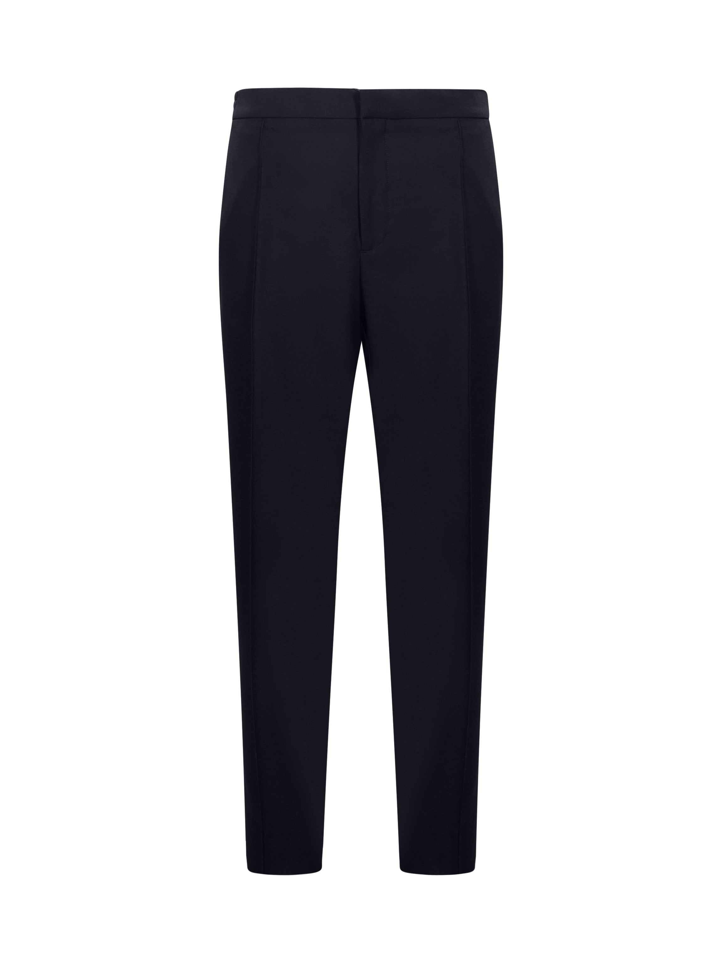 Pantaloni con pieghe in blu 