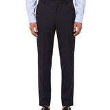 Pantaloni con pieghe in nero 