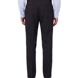 Pantaloni con pieghe in nero 