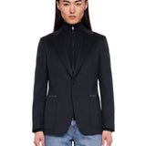 Giacca sartoriale monopetto in cashmere 