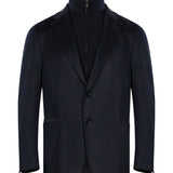 Giacca sartoriale monopetto in cashmere 