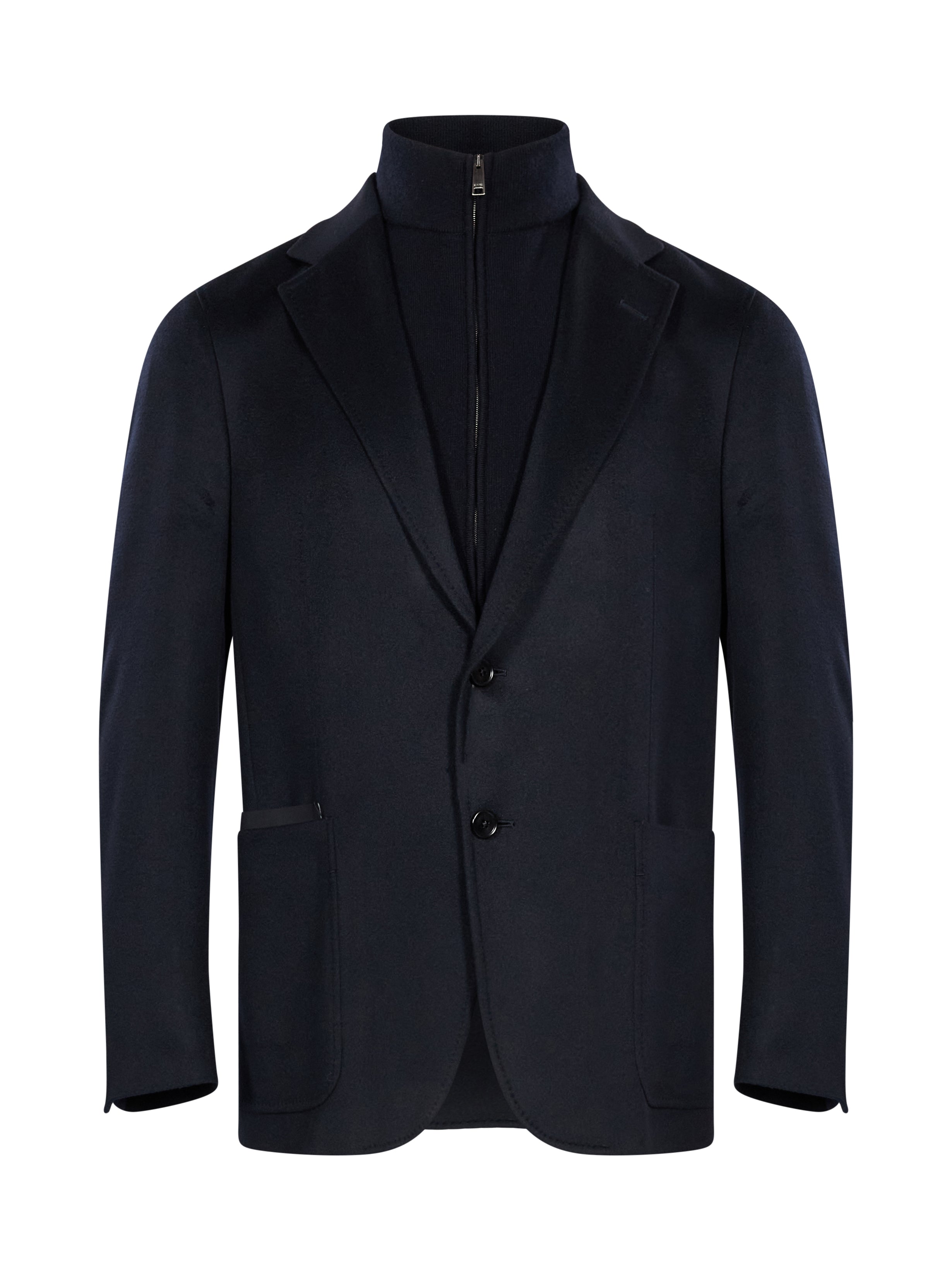 Giacca sartoriale monopetto in cashmere 