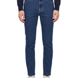 Jeans slim fit in blu 