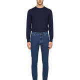 Jeans slim fit in blu 