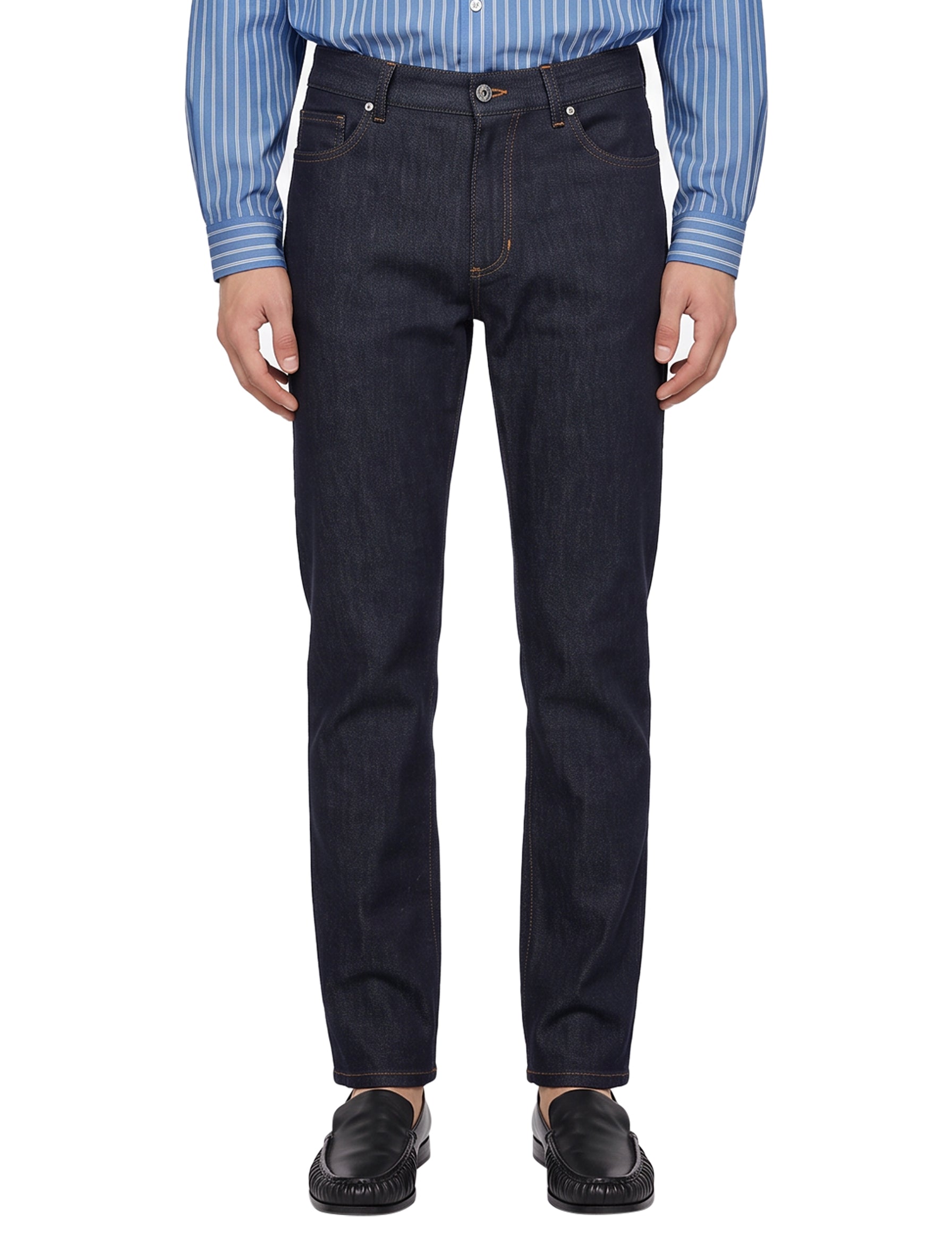 Jeans slim fit in blu 