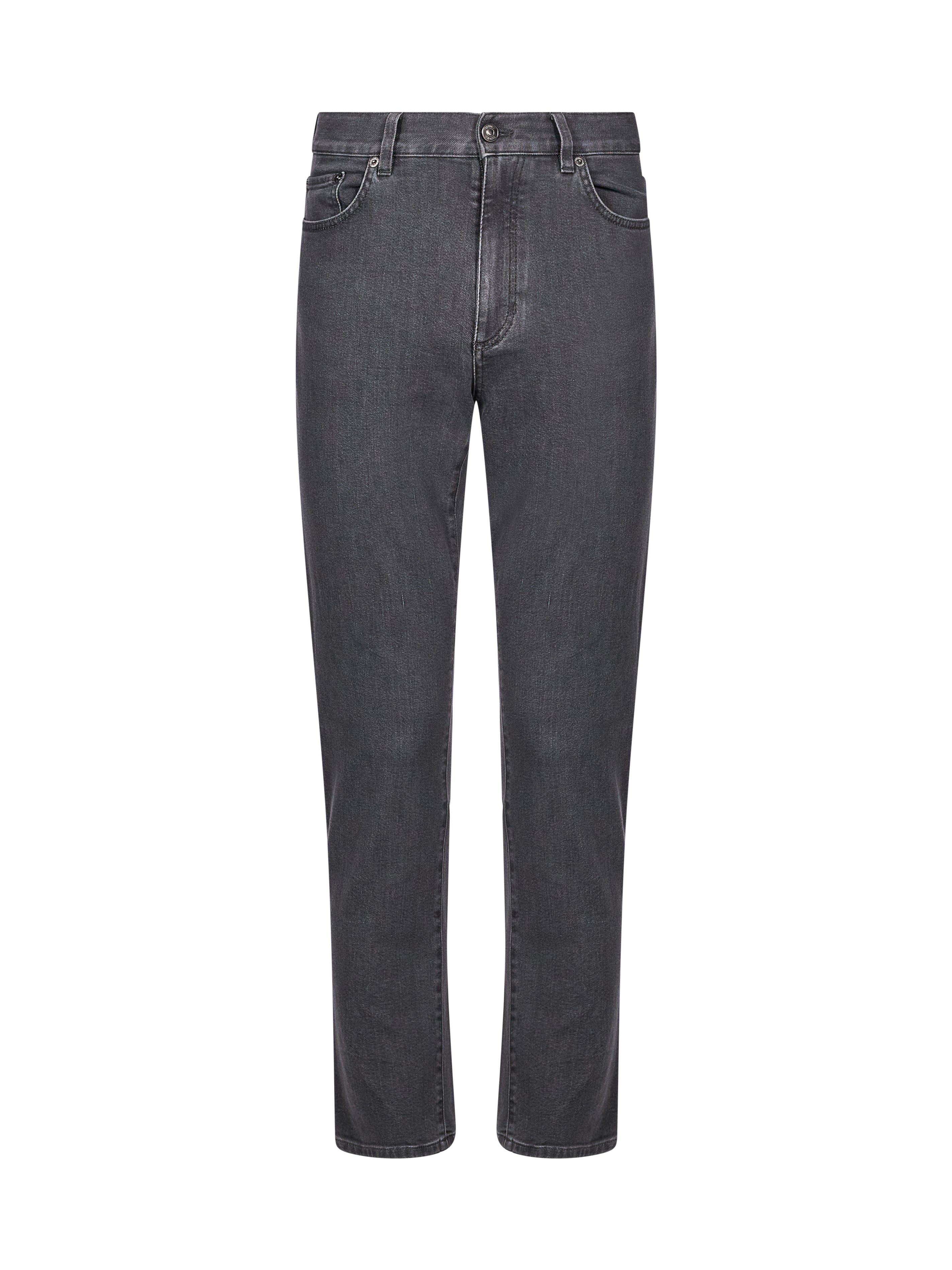 Jeans slim fit in grigio 
