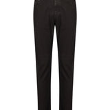 Jeans a gamba dritta in marrone 