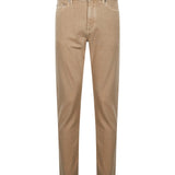 Pantaloni con pieghe in beige 