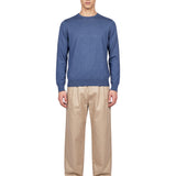 Maglione in maglia fine in blu 