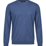 Maglione in maglia fine in blu 