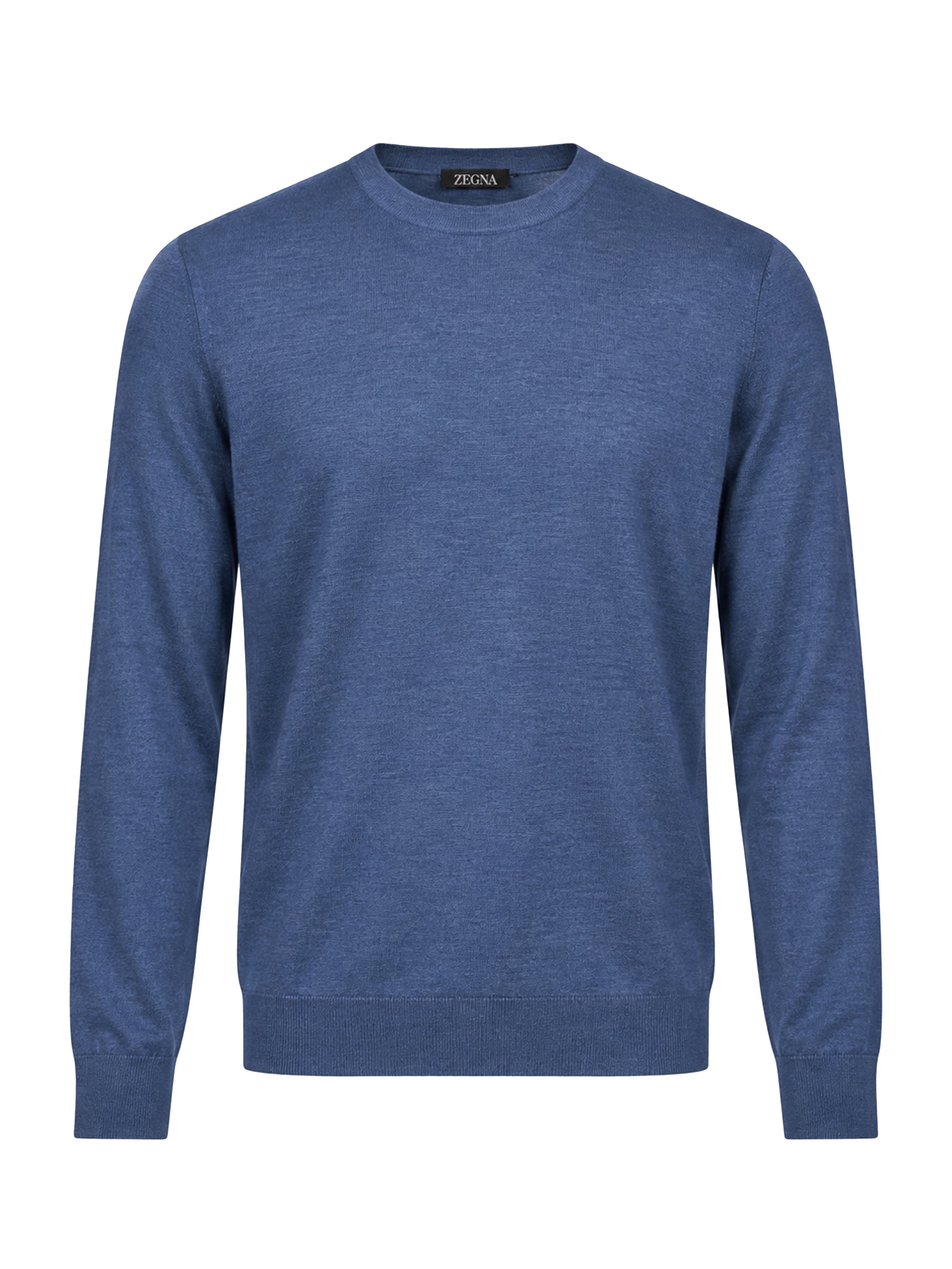 Maglione in maglia fine in blu 